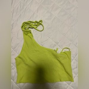 NEVER WORN AERIE LIME GREEN TANK